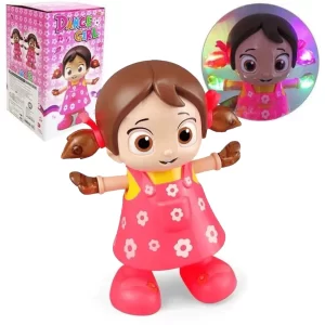 Brinquedo Boneca Fofa Dançarina Musical Luz Dance Girl